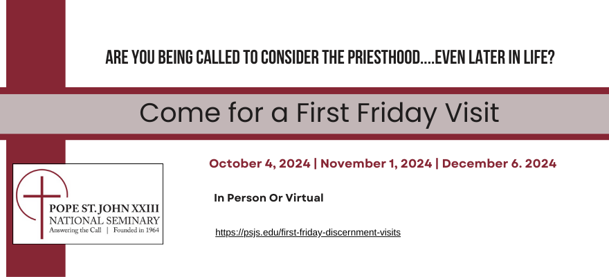 Are you being called to consider the priesthood….even later in life