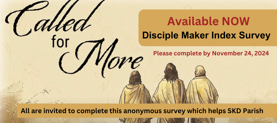 Disciple Maker Index Survey slider for skdparish website