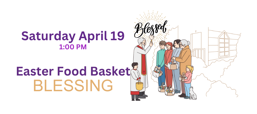 easter food basket blessing